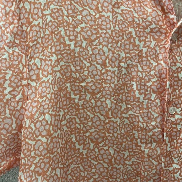 SOLID & STRIPED The Cabana Shirt, Abstract Floral Pink, Size M - Picture 3 of 9